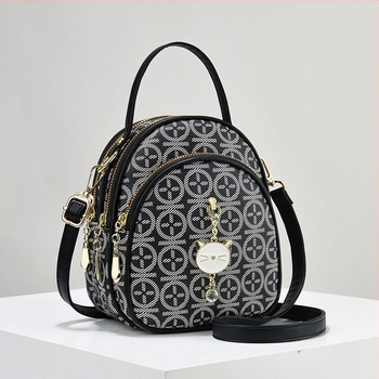 PU ženska torba u shell stilu, s zipom, unutarnja ID pretinica i unutarnja patch pretinica