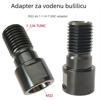 ZUXLA Adapteri za niti za rhinestone: M22 na 1-1/4-7 i M16 na 1-1/4-7, materijal 40Cr