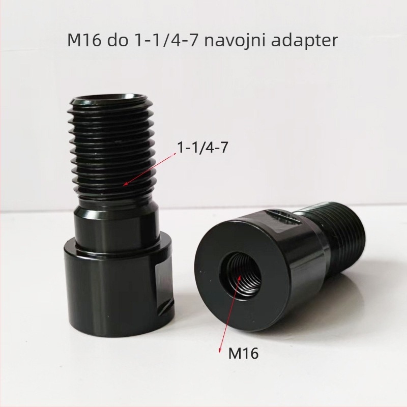 ZUXLA Adapteri za niti za rhinestone: M22 na 1-1/4-7 i M16 na 1-1/4-7, materijal 40Cr