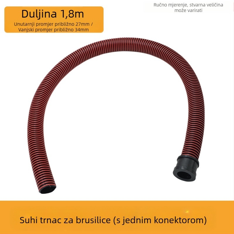 Set dodatne opreme za Festo Mocha Dry Mill – zidni pneumatski brusilac, usisna cijev i spojka za crijevo