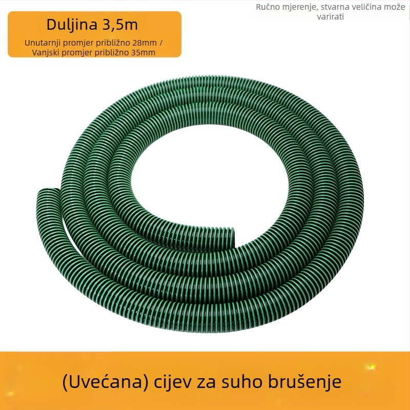 Set dodatne opreme za Festo Mocha Dry Mill – zidni pneumatski brusilac, usisna cijev i spojka za crijevo