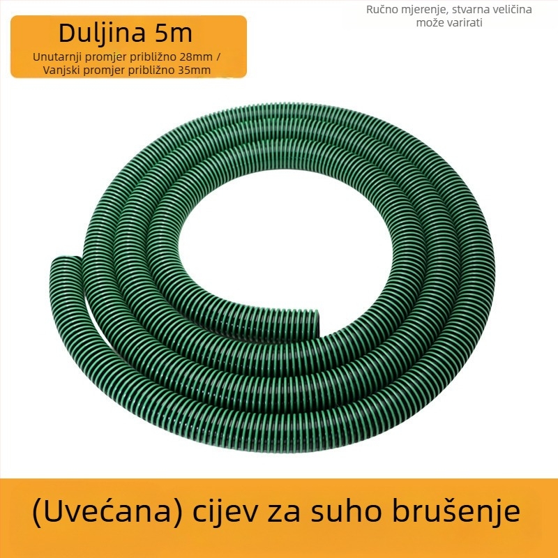 Set dodatne opreme za Festo Mocha Dry Mill – zidni pneumatski brusilac, usisna cijev i spojka za crijevo