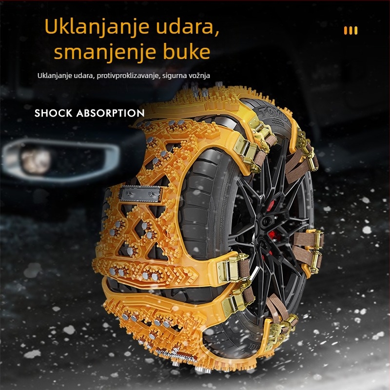Snežne lančane trake za automobile i SUV — univerzalne, model 4030, težina 0,7 kg, marka csxh