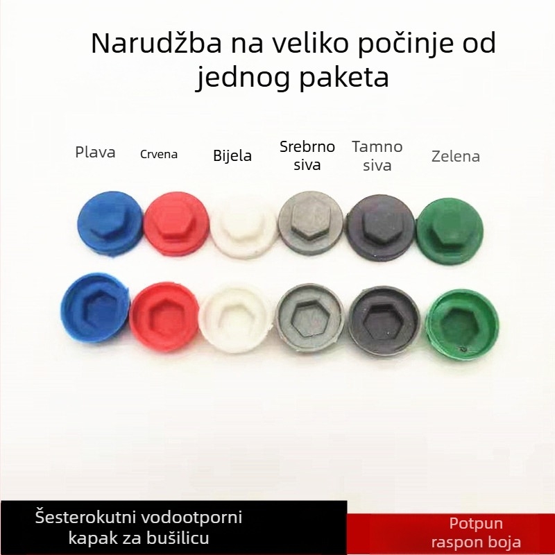 Plastični vodootporni kapak s šesterokutnom glavom za dovetail vijak (Brand Songze; Namjena: vodootporni kapak za kabel; Podrijetlo: Hebei)