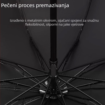 Ruoyu suncobran s 10 čeličnih rebara, UPF>50, tkanina 190T s vinilnim premazom, ručno otvaranje i zatvaranje, sklopivi