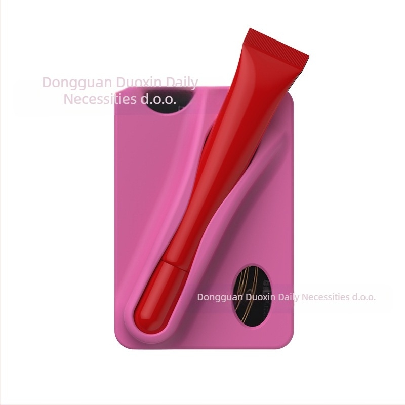 Držač za ruž s pretincom za karticu i silikonskim držačem za karticu telefona – prenosni, višenamjenski držač, model DX56899