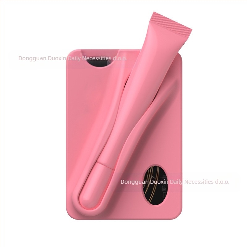 Držač za ruž s pretincom za karticu i silikonskim držačem za karticu telefona – prenosni, višenamjenski držač, model DX56899