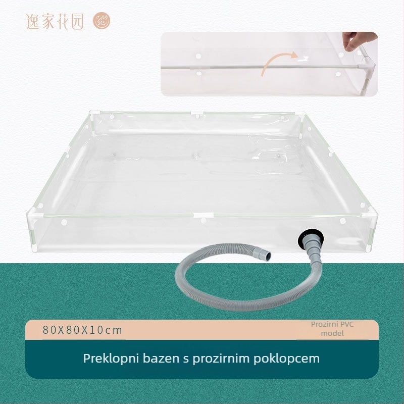 Prijenosni sklopivi sandkasten i vodeni bazen za djecu sa svemirskom temom — Oxford PVC