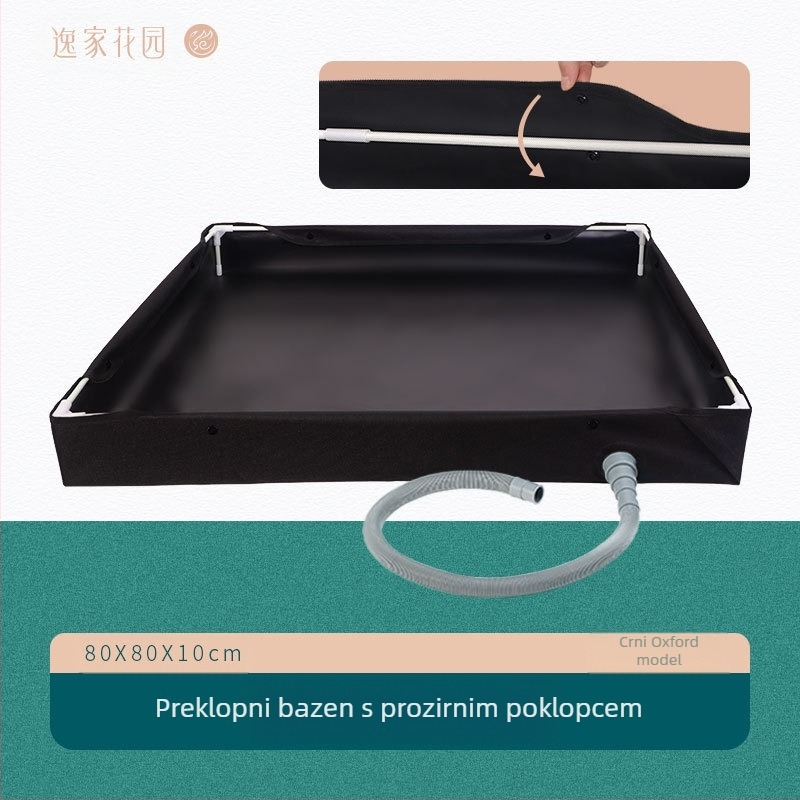 Prijenosni sklopivi sandkasten i vodeni bazen za djecu sa svemirskom temom — Oxford PVC