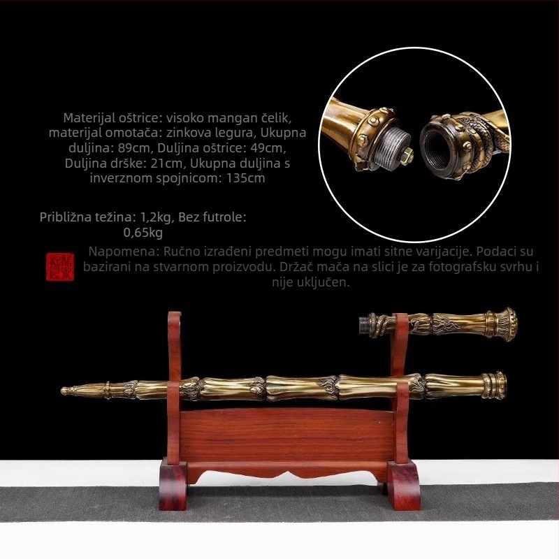 Kuglasti čekić s nehrđajućim čelom, drvena ručka, 0.2 kg