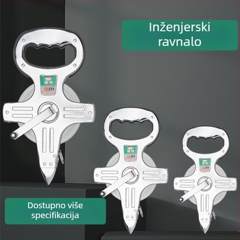 Nehrđajući čelični okvir mjernog traka za gradilište, s nosačem za stalak