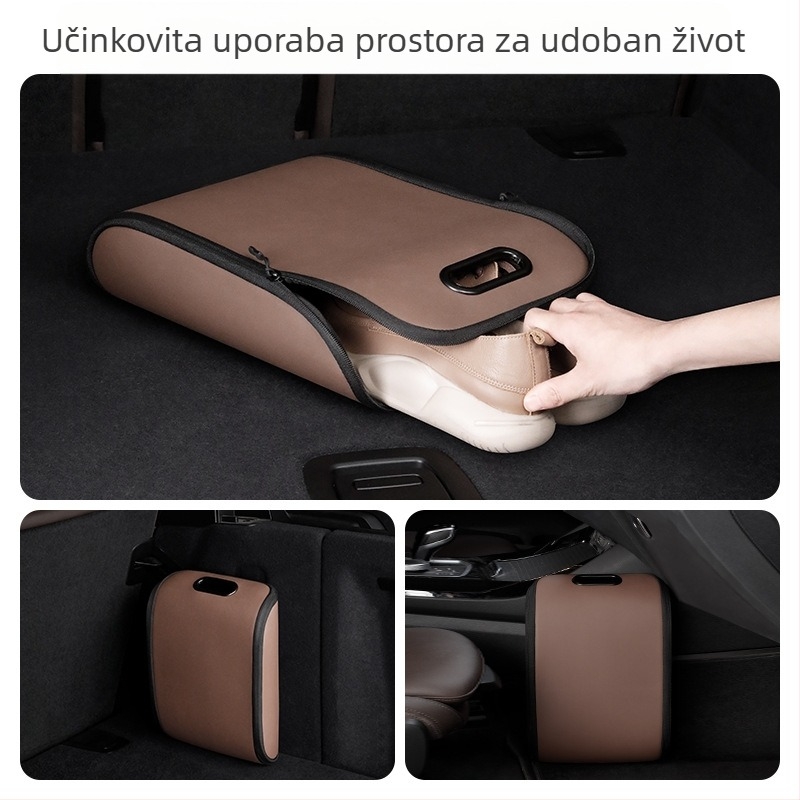 Kutija za cipele u automobilu, vodootporna PVC koža, organizator prtljažnika za cipele, mogućnost tiskanja logotipa