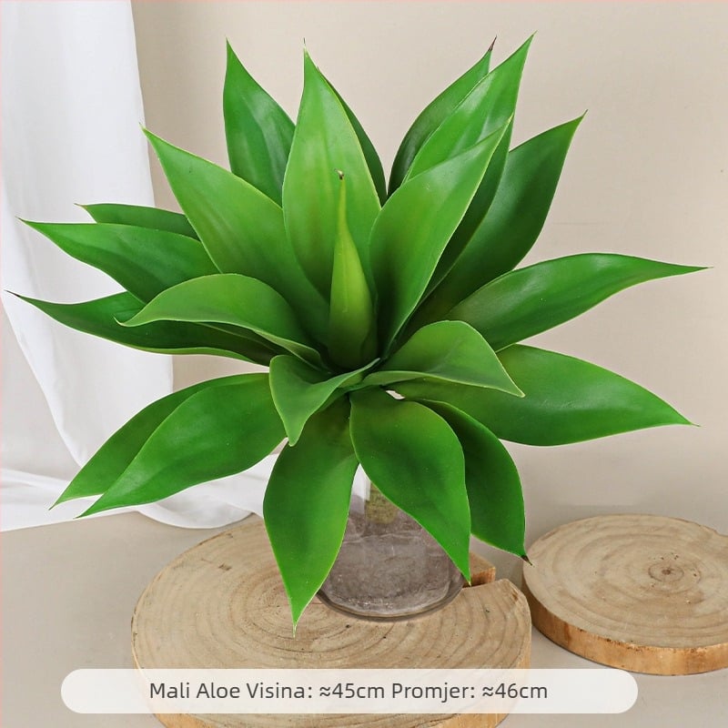 Umjetna biljka agave – ukrasni predmet za dvorište i dom; Marka Holy Beauty; Vrsta: Simulation Agave; Upotreba: vanjska upotreba, rekviziti za fotografije, kućna dekoracija