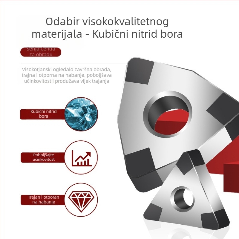 CBN CNC tokarska oštrica VNMG160404/08/12 – NC alat za rezanje