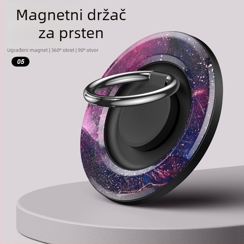MagSafe kompatibilan magnetski držač za telefon s rotirajućim stolnim stalkom – konstrukcija od plastike i metala, prilagodljiv