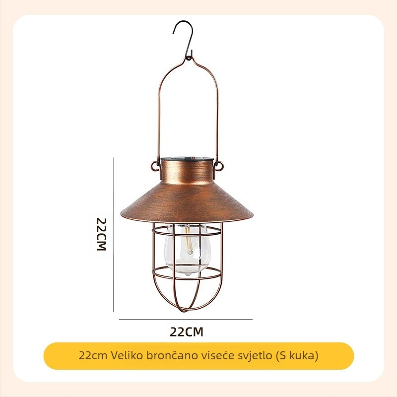 Solarna rasvjeta za krajolik TY-K108, željezno kućište, LED, IP44