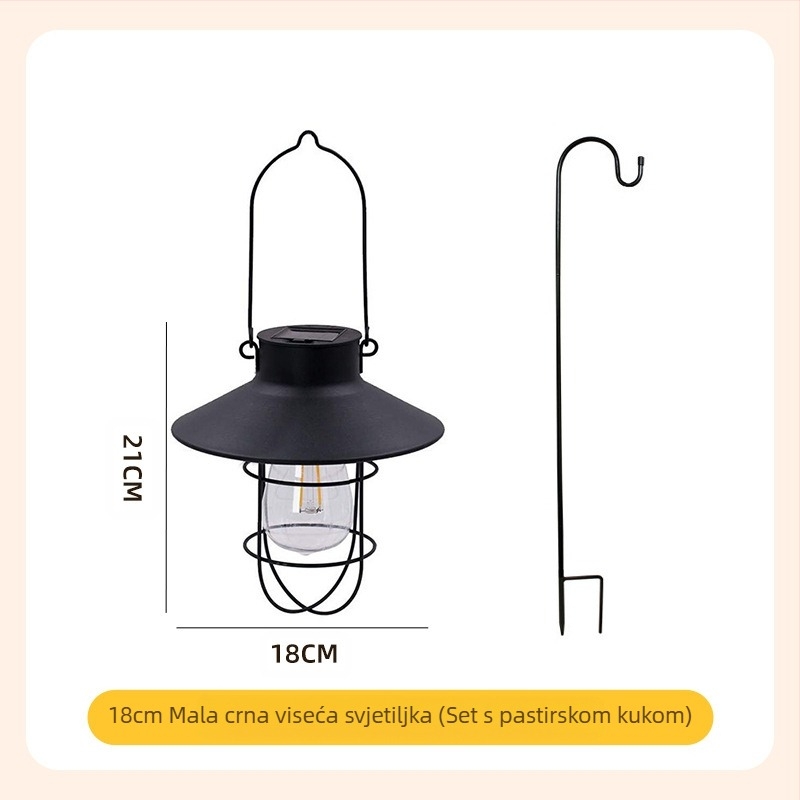 Solarna rasvjeta za krajolik TY-K108, željezno kućište, LED, IP44
