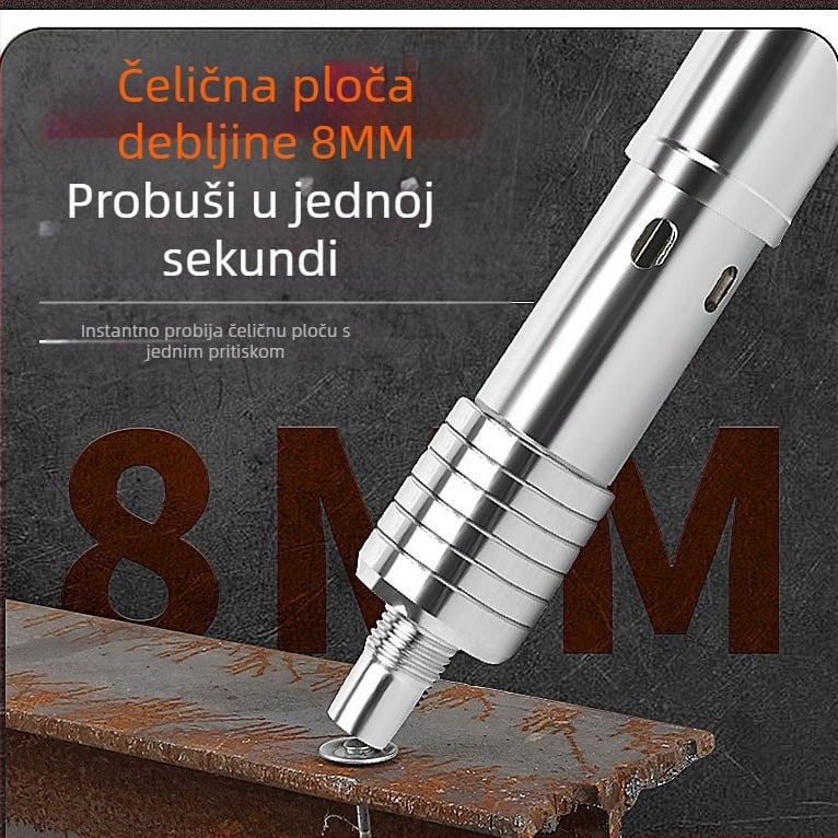 Pištolj za ekserenje za okvirnu gradnju; čelično kućište; tiho djelovanje