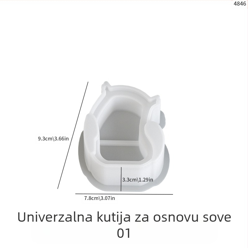 Silikonski kalup za pečenje – nepravilan oblik, silueta sove, crtani likovi životinja, DIY
