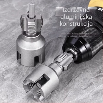 Alat za navojenje PPR cijevi s integriranim unutarnjim i vanjskim navojem — kompatibilno s 1/2\" i 3/4\" cijevima, kućni popravci i DIY