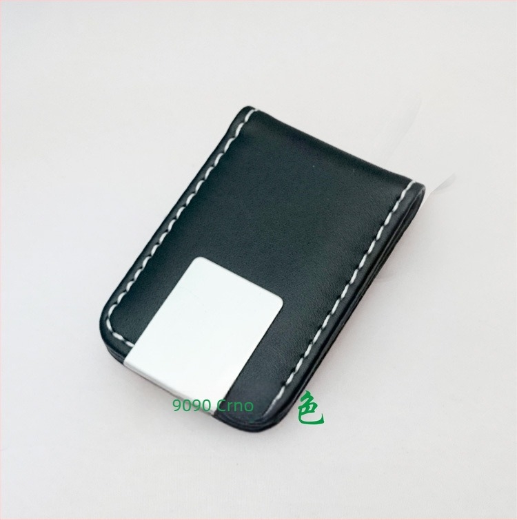 Magnetski novčani klip, unisex, PU koža, 1 preklop, otvoreni način otvaranja, uspravni kvadratni oblik, modeli HC-8833/HC-8844/HC-9090