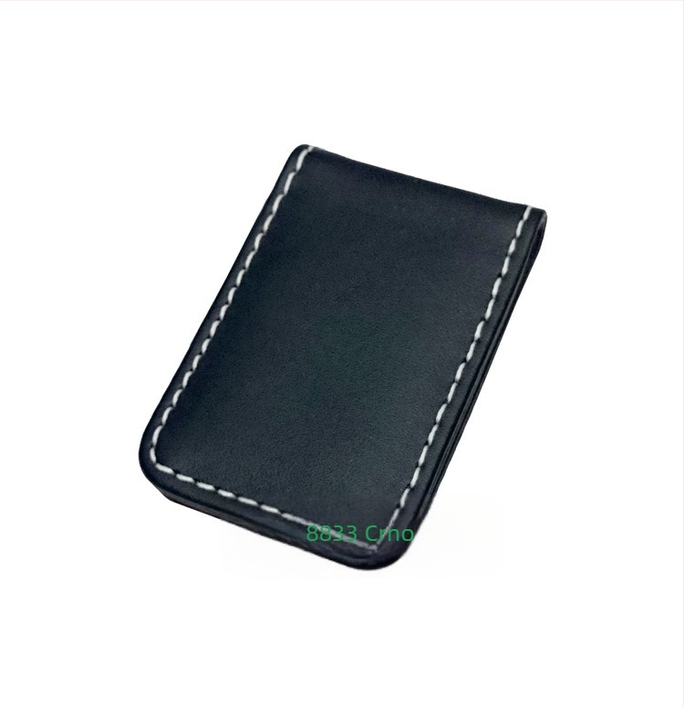 Magnetski novčani klip, unisex, PU koža, 1 preklop, otvoreni način otvaranja, uspravni kvadratni oblik, modeli HC-8833/HC-8844/HC-9090