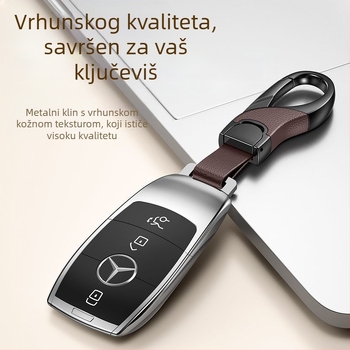 Kljucni lanac za automobil od Diecast metala, moderan minimalistički dizajn