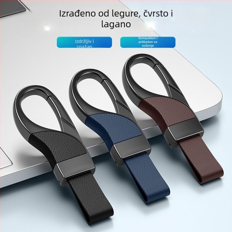Kljucni lanac za automobil od Diecast metala, moderan minimalistički dizajn