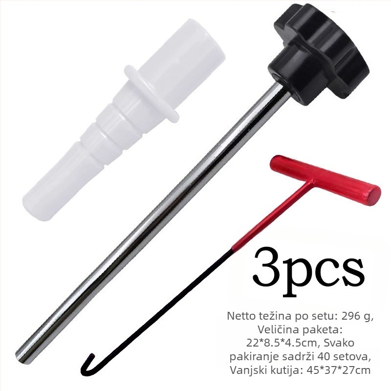 Set alata za ugradnju ventila za popravak pneu: demontaža gumene ventile i ugradnja jezgre ventila