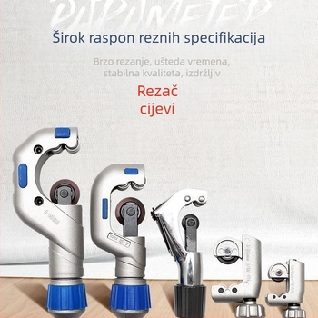 Kotač za rezanje cijevi s ležajnim mehanizmom i oštricom od nehrđajućeg čelika, valjak za rez metalnih, bakrenih i plastičnih cijevi