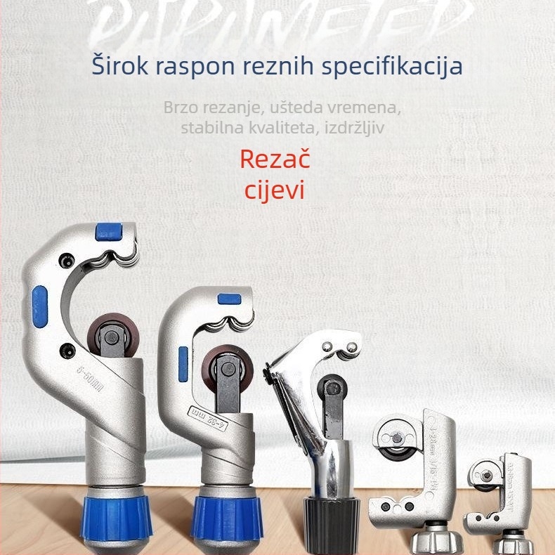 Kotač za rezanje cijevi s ležajnim mehanizmom i oštricom od nehrđajućeg čelika, valjak za rez metalnih, bakrenih i plastičnih cijevi