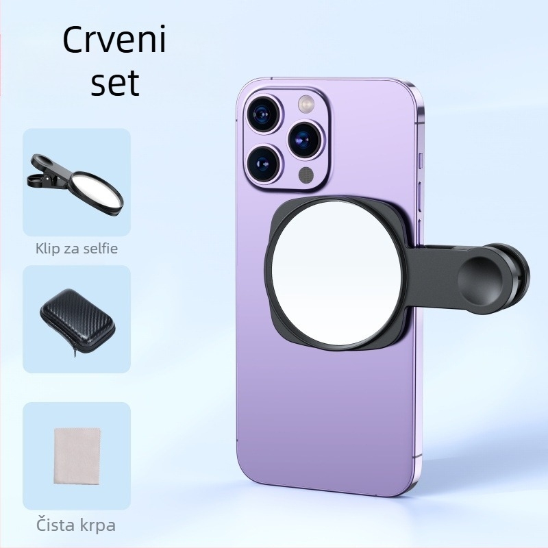 TH-217 Univerzalni clip-on objektiv za telefon – reflektirajući selfie objektiv s Sky Mirror efektom – Shenzhen