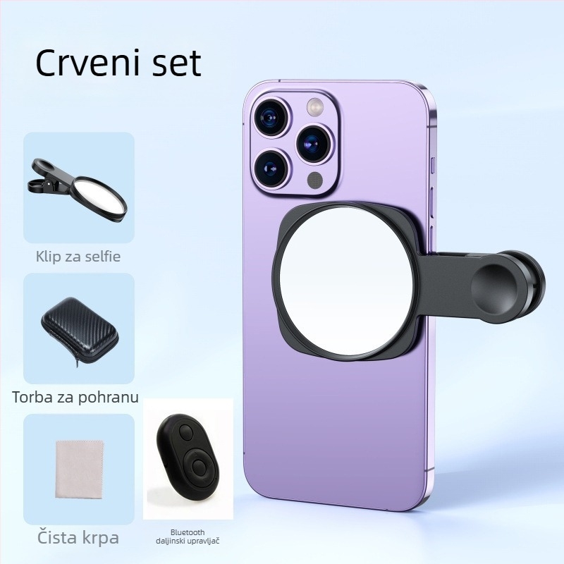 TH-217 Univerzalni clip-on objektiv za telefon – reflektirajući selfie objektiv s Sky Mirror efektom – Shenzhen