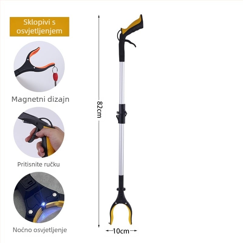 Lancai teški produženi hvataljka za otpad – metalno-plastična konstrukcija za kućnu higijenu