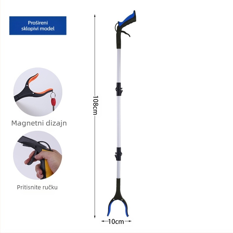 Lancai teški produženi hvataljka za otpad – metalno-plastična konstrukcija za kućnu higijenu