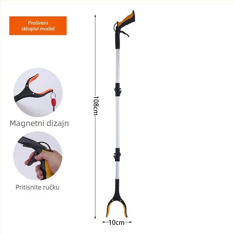 Lancai teški produženi hvataljka za otpad – metalno-plastična konstrukcija za kućnu higijenu