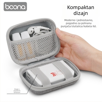 BN-F003 Torbica za pohranu digitalnih dodataka | Oxford tkanina, nosivost 1 kg | za Bluetooth slušalice, kablove, punjače i USB pogone