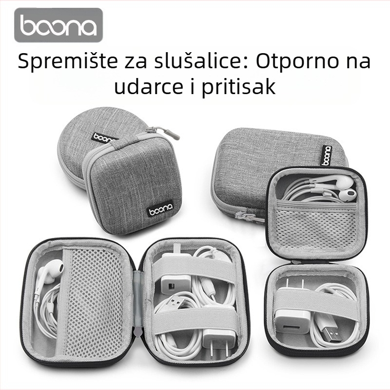 BN-F003 Torbica za pohranu digitalnih dodataka | Oxford tkanina, nosivost 1 kg | za Bluetooth slušalice, kablove, punjače i USB pogone