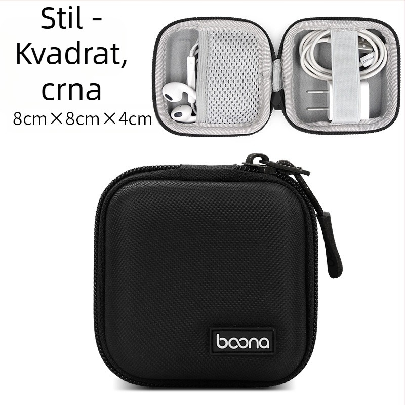 BN-F003 Torbica za pohranu digitalnih dodataka | Oxford tkanina, nosivost 1 kg | za Bluetooth slušalice, kablove, punjače i USB pogone