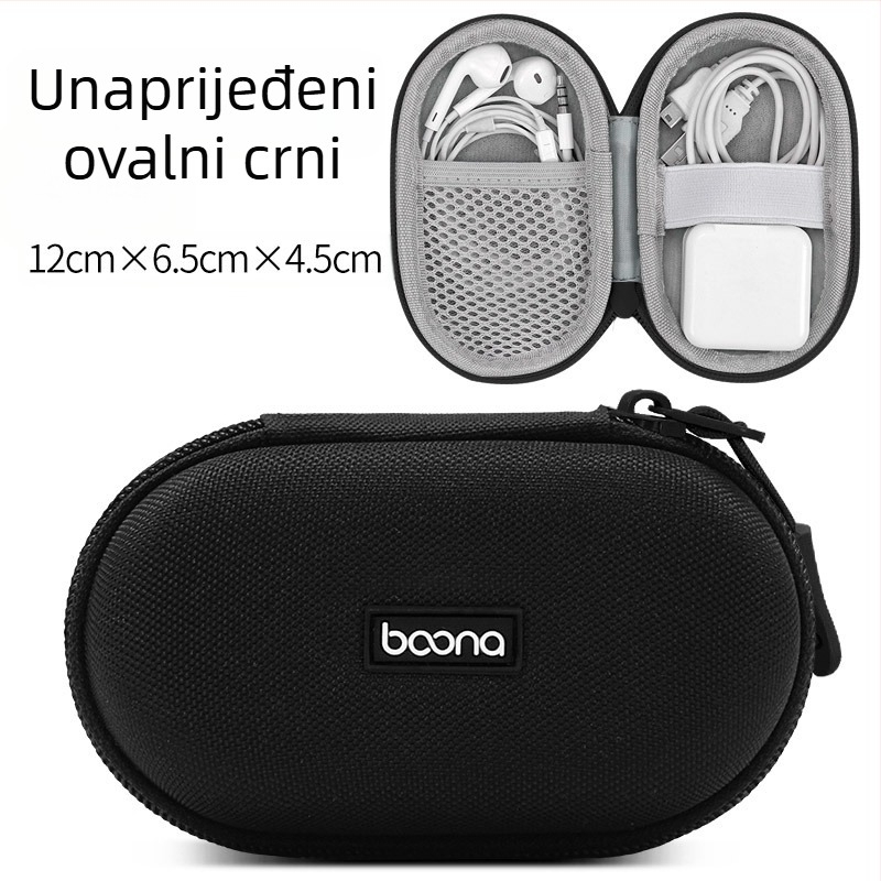 BN-F003 Torbica za pohranu digitalnih dodataka | Oxford tkanina, nosivost 1 kg | za Bluetooth slušalice, kablove, punjače i USB pogone