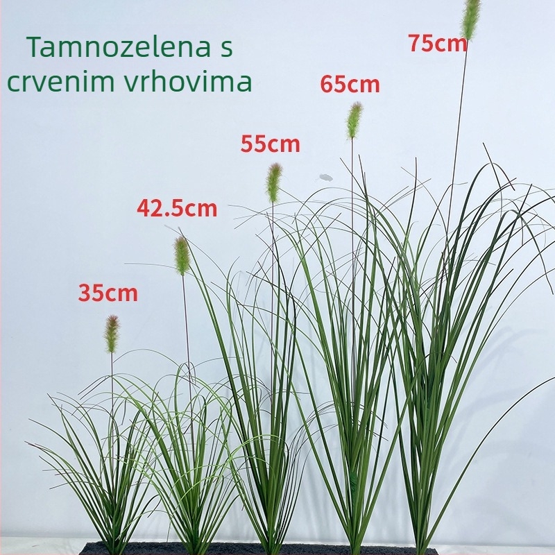 Umjetna trava Caterpillar – mekani PVC materijal, stilizacija, pogodna za vjenčanja, vanjsku uporabu, rekviziti za fotografiranje i kućnu dekoraciju