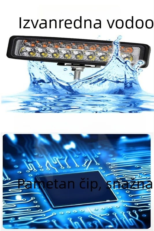 LED prednje svjetlo za motocikle i električna vozila, visokointenzivni reflektor, 12V/24V/48V/60V