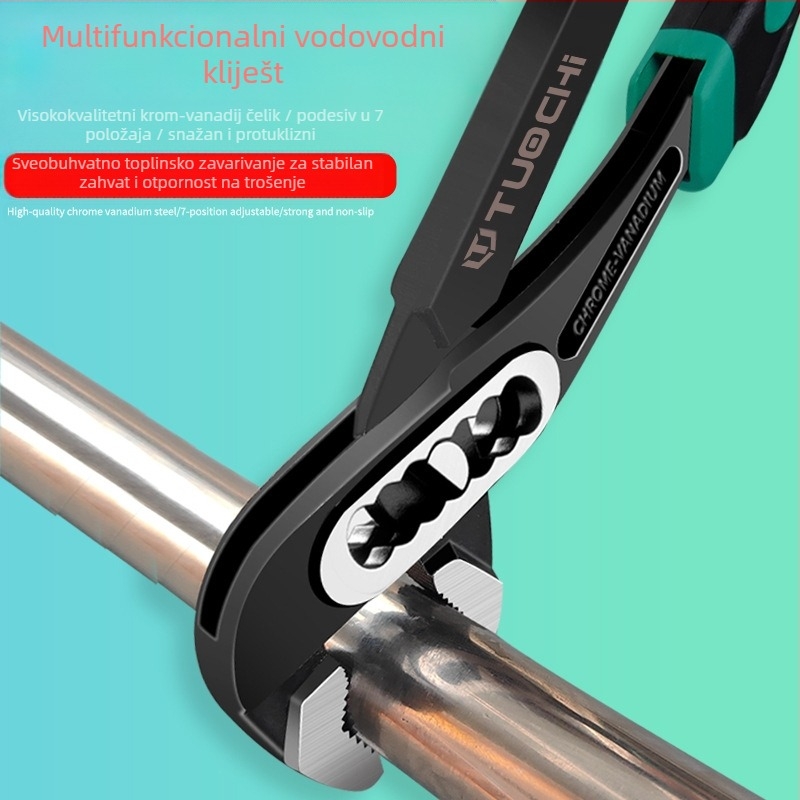 Vodovodne kliješta – višefunkcionalne, široke čeljusti – Tuochi