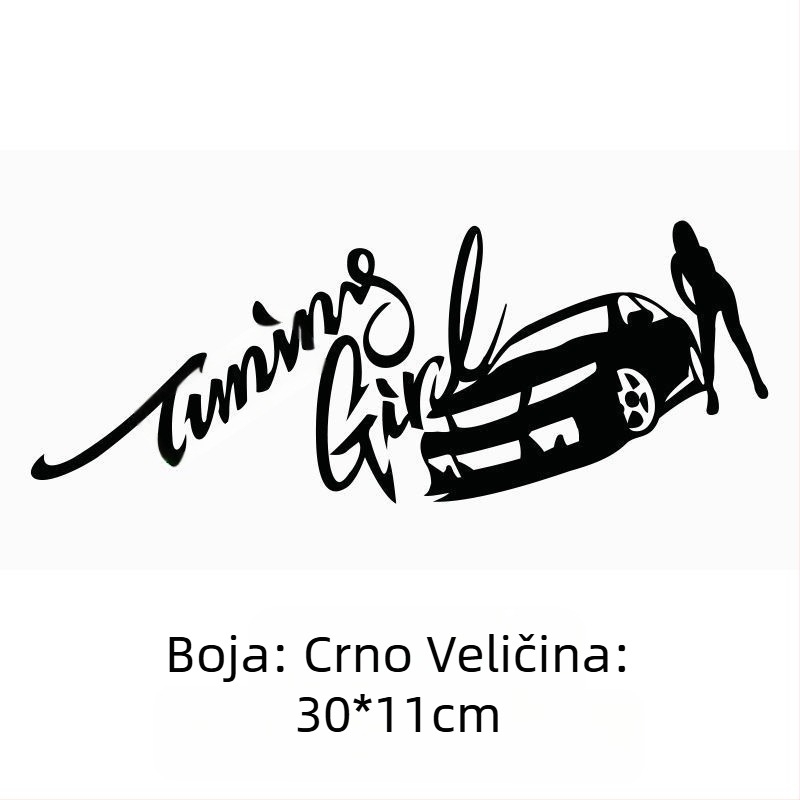 Dekali za svjetla automobila s personaliziranim tekstom, epoksidni materijal, ljepilo otporno na sudare, univerzalna kompatibilnost