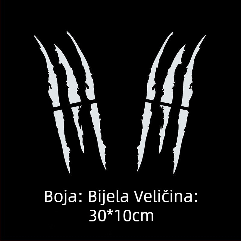 Dekali za svjetla automobila s personaliziranim tekstom, epoksidni materijal, ljepilo otporno na sudare, univerzalna kompatibilnost