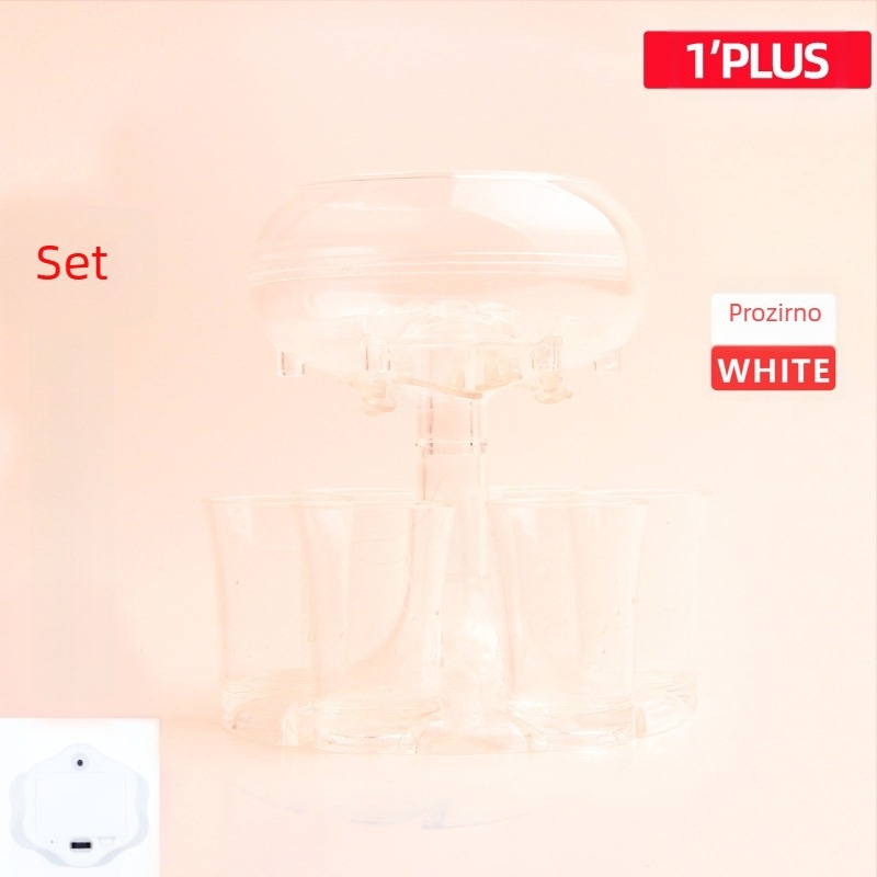 Vinski pribor PMMA, moderni minimalistički stil, komplet 1 komad, s otisnutim logom