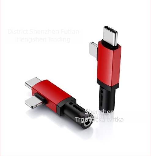 2-u-1 USB-C i Lightning audio i punjački adapter za Apple, Samsung i Google uređaje (model HS-118)