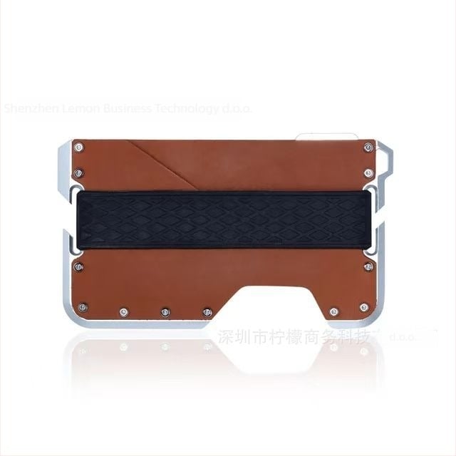 Držač kartica s RFID zaštitom, silikon, dvostruki preklop, kapacitet 10 kartica