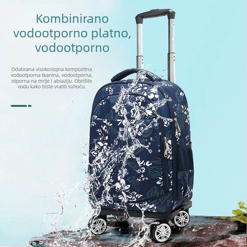 Unisex školska torba s kotačićima — vodootporna, olakšava nošenje, Oxford materijal, za učenike osnovne škole