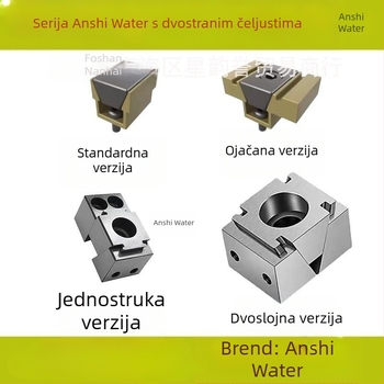 Fiksator za stanicu zavarivanja – višenamjenski rubni fiksator s čeljustima, antimagnetni, jednostrani dizajn